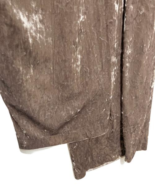 journal standard luxe（ジャーナルスタンダード ラックス）journal standard luxe (ジャーナルスタンダード ラックス) ベロア イージーパンツ グレー サイズ:freeの古着・服飾アイテム