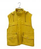 AURALEEオーラリー）の古着「WOOL MAX CANVAS OVER VEST」｜マスタードイエロー