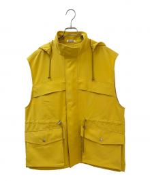 AURALEE（オーラリー）の古着「WOOL MAX CANVAS OVER VEST」｜マスタードイエロー