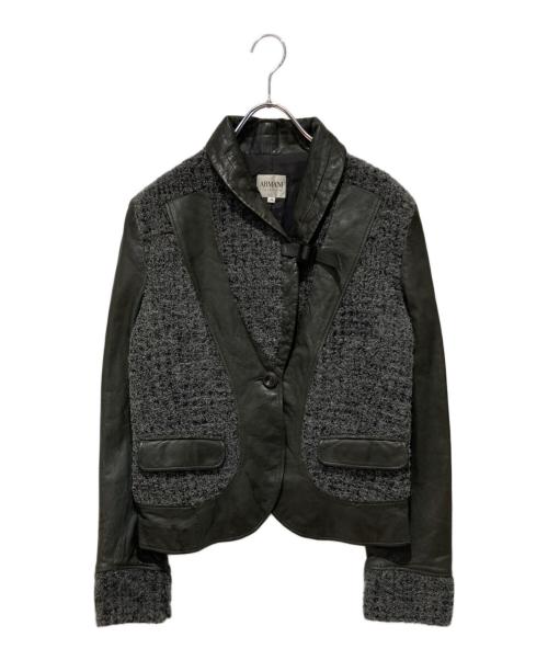 ARMANI COLLEZIONI（アルマーニ コレツィオーニ）ARMANI COLLEZIONI (アルマーニ コレツィオーニ) 切替ジャケット グレー サイズ:不明の古着・服飾アイテム