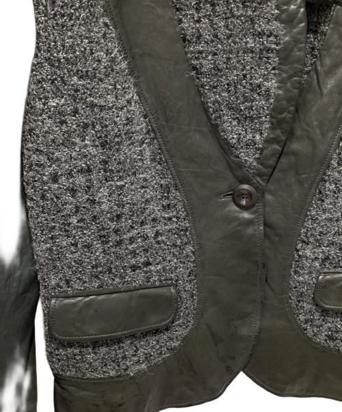 ARMANI COLLEZIONI（アルマーニ コレツィオーニ）ARMANI COLLEZIONI (アルマーニ コレツィオーニ) 切替ジャケット グレー サイズ:不明の古着・服飾アイテム
