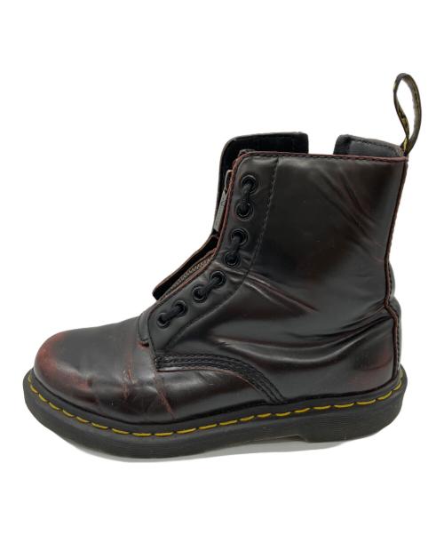 Dr.Martens（ドクターマーチン）Dr.Martens (ドクターマーチン) 1460 PASCAl FRNT ZIP レッド サイズ:37の古着・服飾アイテム