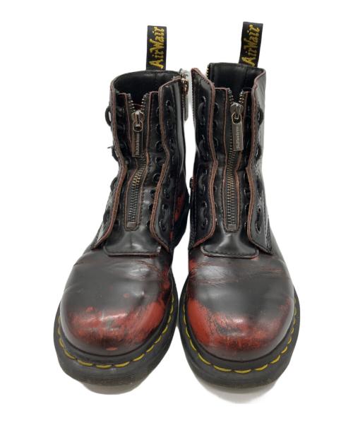 Dr.Martens（ドクターマーチン）Dr.Martens (ドクターマーチン) 1460 PASCAl FRNT ZIP レッド サイズ:37の古着・服飾アイテム