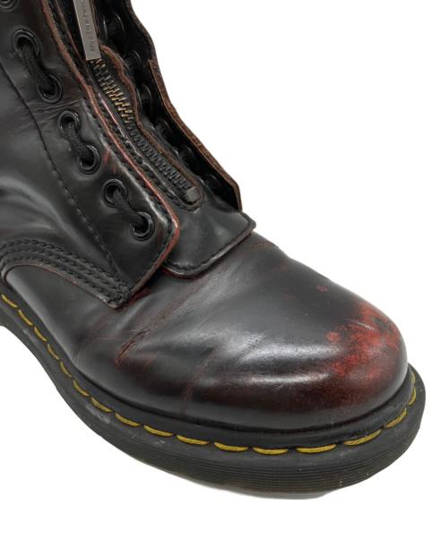 Dr.Martens（ドクターマーチン）Dr.Martens (ドクターマーチン) 1460 PASCAl FRNT ZIP レッド サイズ:37の古着・服飾アイテム