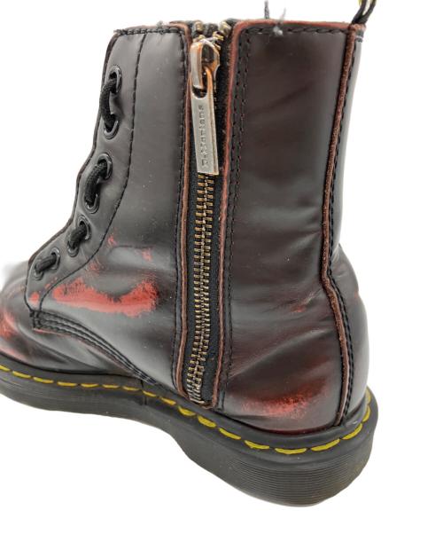 Dr.Martens（ドクターマーチン）Dr.Martens (ドクターマーチン) 1460 PASCAl FRNT ZIP レッド サイズ:37の古着・服飾アイテム