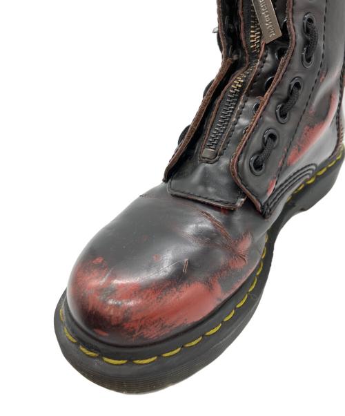Dr.Martens（ドクターマーチン）Dr.Martens (ドクターマーチン) 1460 PASCAl FRNT ZIP レッド サイズ:37の古着・服飾アイテム
