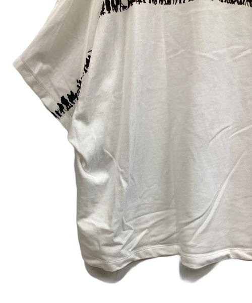 beautiful people（ビューティフルピープル）beautiful people (ビューティフルピープル) suvin compact jersey many little people T ホワイト サイズ:40の古着・服飾アイテム