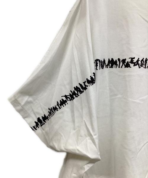 beautiful people（ビューティフルピープル）beautiful people (ビューティフルピープル) suvin compact jersey many little people T ホワイト サイズ:40の古着・服飾アイテム