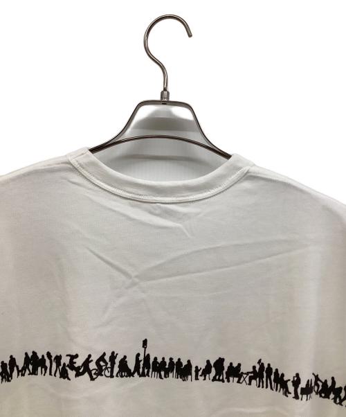 beautiful people（ビューティフルピープル）beautiful people (ビューティフルピープル) suvin compact jersey many little people T ホワイト サイズ:40の古着・服飾アイテム
