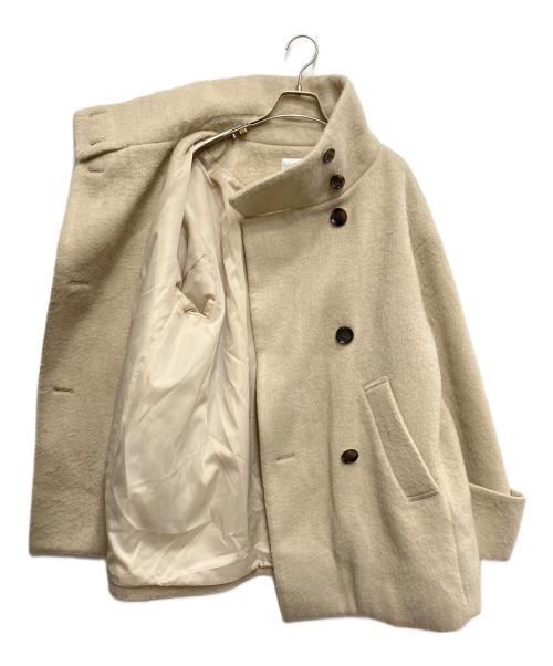 Firsthand（ファーストハンド）Firsthand (ファーストハンド) リサイクルシャギースタンドカラーコート ベージュ サイズ:FREEの古着・服飾アイテム