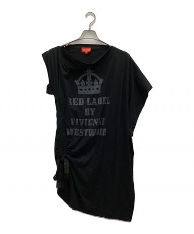 ✨ヴィヴィアンウエストウッド レッドレーベル 変形 レースアップ ギャザー 中古・古着通販】Vivienne Westwood RED LABEL (ヴィヴィアンウエスト