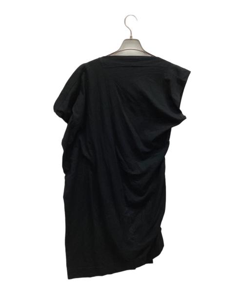 Vivienne Westwood RED LABEL（ヴィヴィアンウエストウッドレッドレーベル）Vivienne Westwood RED LABEL (ヴィヴィアンウエストウッドレッドレーベル) サイドギャザーカットソー ブラック サイズ:2の古着・服飾アイテム