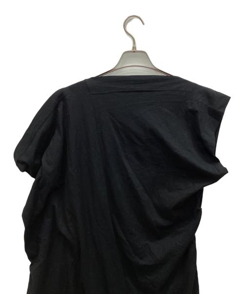 Vivienne Westwood RED LABEL（ヴィヴィアンウエストウッドレッドレーベル）Vivienne Westwood RED LABEL (ヴィヴィアンウエストウッドレッドレーベル) サイドギャザーカットソー ブラック サイズ:2の古着・服飾アイテム