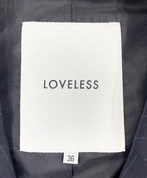 LOVELESS（ラブレス）LOVELESS (ラブレス) ポプリンショートジレ ネイビー サイズ:36の古着・服飾アイテム