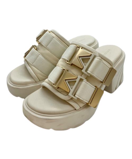 BOTTEGA VENETA（ボッテガベネタ）BOTTEGA VENETA (ボッテガベネタ) ダブルベルトサンダル サイズ:37の古着・服飾アイテム