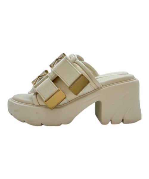 BOTTEGA VENETA（ボッテガベネタ）BOTTEGA VENETA (ボッテガベネタ) ダブルベルトサンダル サイズ:37の古着・服飾アイテム