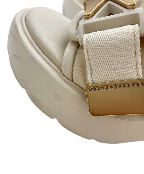 BOTTEGA VENETA（ボッテガベネタ）BOTTEGA VENETA (ボッテガベネタ) ダブルベルトサンダル サイズ:37の古着・服飾アイテム