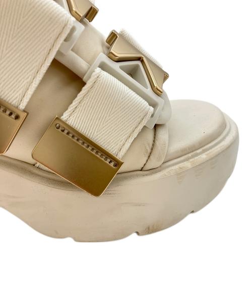 BOTTEGA VENETA（ボッテガベネタ）BOTTEGA VENETA (ボッテガベネタ) ダブルベルトサンダル サイズ:37の古着・服飾アイテム