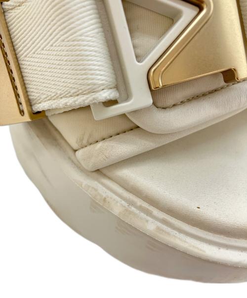 BOTTEGA VENETA（ボッテガベネタ）BOTTEGA VENETA (ボッテガベネタ) ダブルベルトサンダル サイズ:37の古着・服飾アイテム