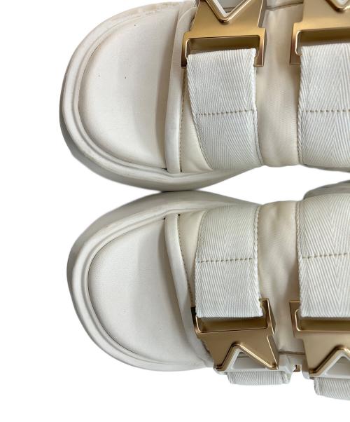 BOTTEGA VENETA（ボッテガベネタ）BOTTEGA VENETA (ボッテガベネタ) ダブルベルトサンダル サイズ:37の古着・服飾アイテム