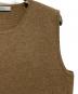 MaxMara (マックスマーラ) ウールカシミヤノースリーブニット ベージュ サイズ:M：7000円