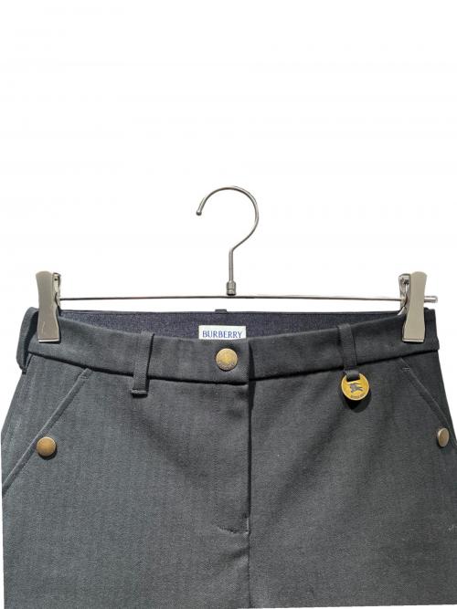 BURBERRY（バーバリー）BURBERRY (バーバリー) ヘリンボーンストレッチコットンジョッパーパンツ ブラック サイズ:UK10の古着・服飾アイテム