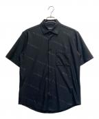 BLACK LABEL CRESTBRIDGEブラックレーベル クレストブリッジ）の古着「半袖シャツ」｜ブラック