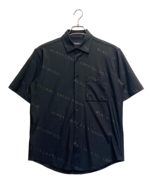 BLACK LABEL CRESTBRIDGE（ブラックレーベル クレストブリッジ）BLACK LABEL CRESTBRIDGE (ブラックレーベル クレストブリッジ) 半袖シャツ ブラック サイズ:Sの古着・服飾アイテム