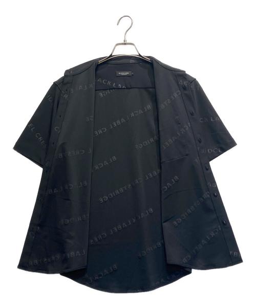 BLACK LABEL CRESTBRIDGE（ブラックレーベル クレストブリッジ）BLACK LABEL CRESTBRIDGE (ブラックレーベル クレストブリッジ) 半袖シャツ ブラック サイズ:Sの古着・服飾アイテム