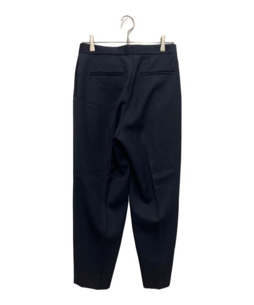 DRAWER（ドゥロワー）DRAWER (ドゥロワー) ギャバ2タックテーパードパンツ ネイビー サイズ:40の古着・服飾アイテム