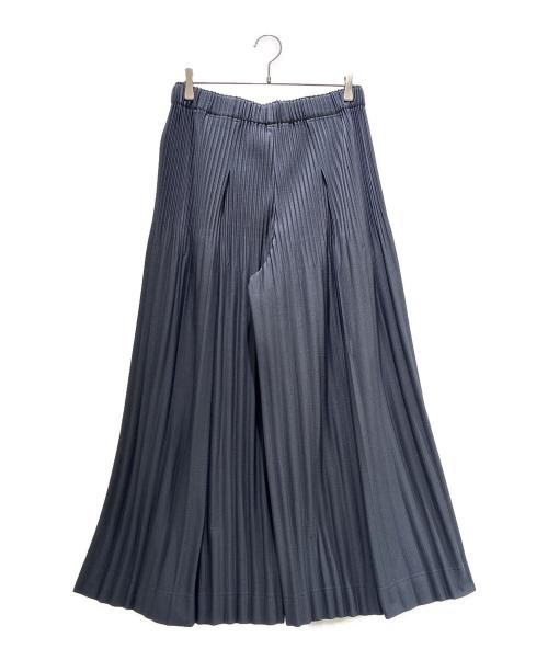 HOMME PLISSE ISSEY MIYAKE（オム プリッセ イッセイ ミヤケ）HOMME PLISSE ISSEY MIYAKE (オム プリッセ イッセイ ミヤケ) MONTHLY COLORS : DECEMBER/プリーツパンツ グレー サイズ:3の古着・服飾アイテム