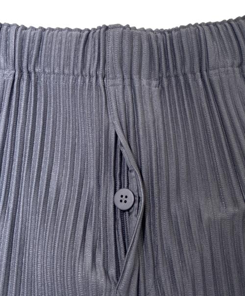 HOMME PLISSE ISSEY MIYAKE（オム プリッセ イッセイ ミヤケ）HOMME PLISSE ISSEY MIYAKE (オム プリッセ イッセイ ミヤケ) MONTHLY COLORS : DECEMBER/プリーツパンツ グレー サイズ:3の古着・服飾アイテム