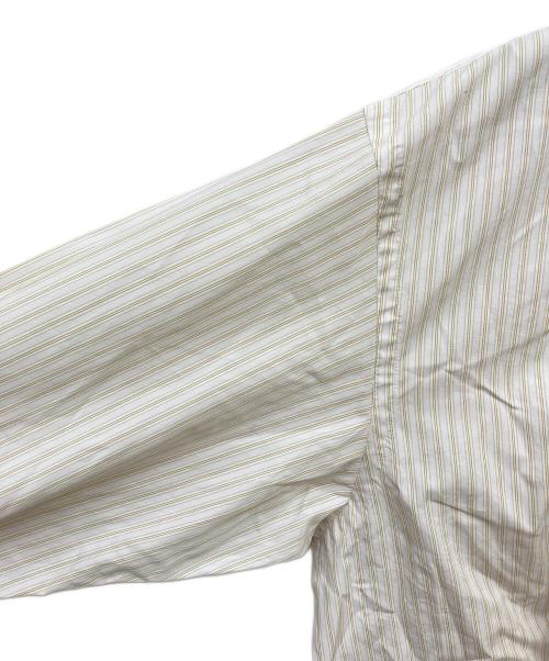 DANTON（ダントン）DANTON (ダントン) SLOBE IENA (スローブ イエナ) BAND COLLAR SHIRT ベージュ サイズ:38の古着・服飾アイテム
