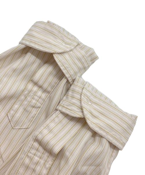 DANTON（ダントン）DANTON (ダントン) SLOBE IENA (スローブ イエナ) BAND COLLAR SHIRT ベージュ サイズ:38の古着・服飾アイテム