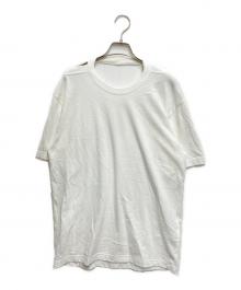INSCRIRE（アンスクリア）の古着「Raffy Gauze 2-Way Tシャツ」｜ホワイト
