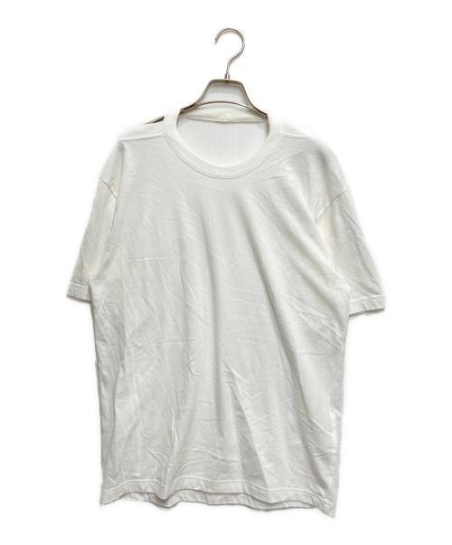 INSCRIRE（アンスクリア）INSCRIRE (アンスクリア) Raffy Gauze 2-Way Tシャツ ホワイト サイズ:Sの古着・服飾アイテム
