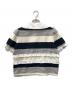 Bibiy. (ビビィ) JAMIE FRILL TOP アイボリー×ネイビー サイズ:FREE 未使用品：11000円