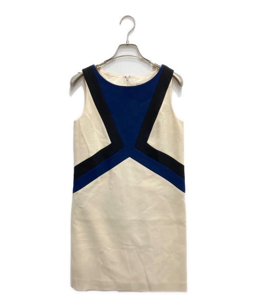Emilio Pucci（エミリオ プッチ）Emilio Pucci (エミリオ プッチ) ノースリーブワンピース アイボリー サイズ:34の古着・服飾アイテム