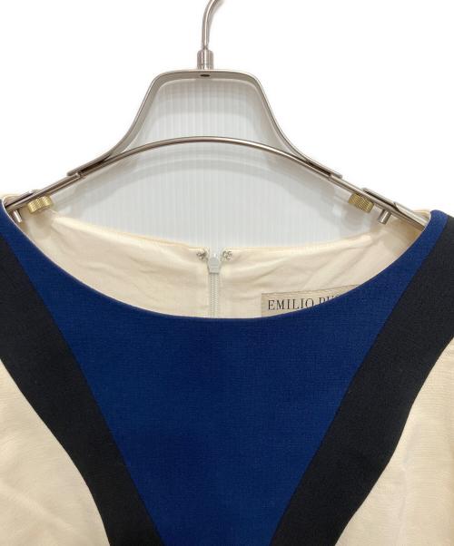 Emilio Pucci（エミリオ プッチ）Emilio Pucci (エミリオ プッチ) ノースリーブワンピース アイボリー サイズ:34の古着・服飾アイテム