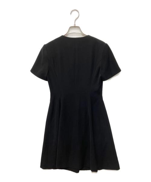 FOXEY NEWYORK（フォクシーニューヨーク）FOXEY NEWYORK (フォクシーニューヨーク) Double Breasted Tailored Dress/ダブルブレストテーラードドレス ブラック サイズ:38の古着・服飾アイテム