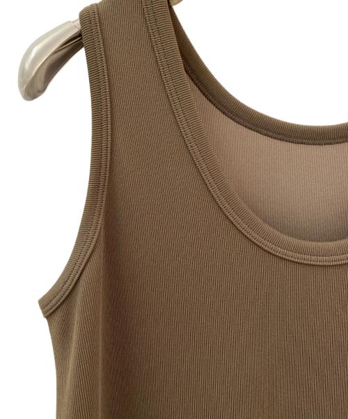 Plage（プラージュ）Plage (プラージュ) リブタンクワンピース ベージュ サイズ:36の古着・服飾アイテム