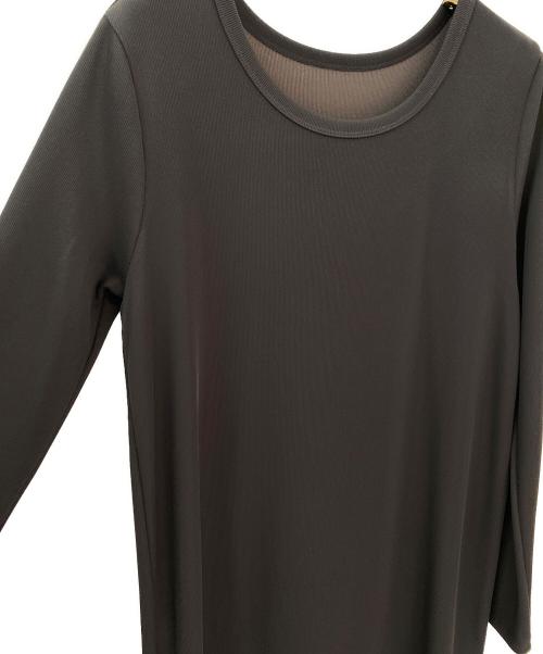 Plage（プラージュ）Plage (プラージュ) Rib ロングスリーブ ワンピース ブラック サイズ:36の古着・服飾アイテム