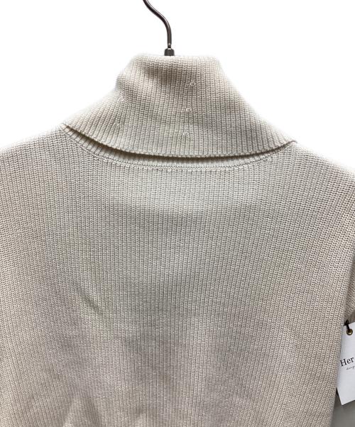 HER LIP TO（ハーリップトゥ）HER LIP TO (ハーリップトゥ) Drape Neck Sleeveless Knit アイボリー サイズ:Ｆ 未使用品の古着・服飾アイテム