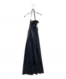 LE CIEL BLEU（ルシェルブルー）の古着「Maxi Apron Dress」｜ブラック