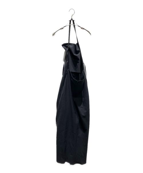 LE CIEL BLEU（ルシェルブルー）LE CIEL BLEU (ルシェルブルー) Maxi Apron Dress ブラック サイズ:36の古着・服飾アイテム