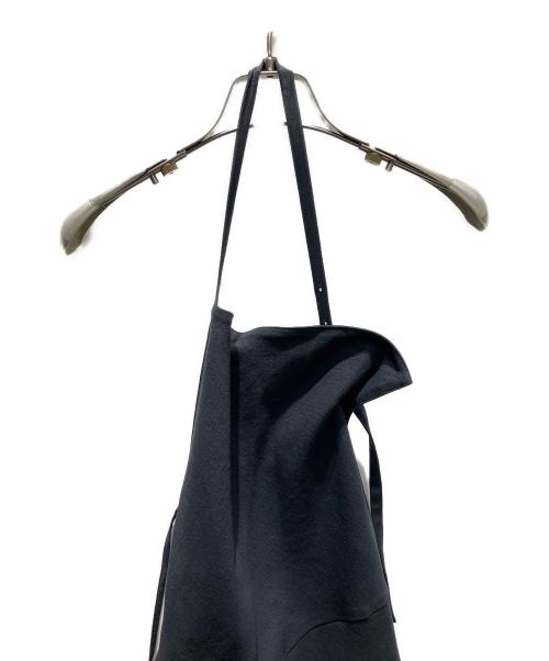 LE CIEL BLEU（ルシェルブルー）LE CIEL BLEU (ルシェルブルー) Maxi Apron Dress ブラック サイズ:36の古着・服飾アイテム