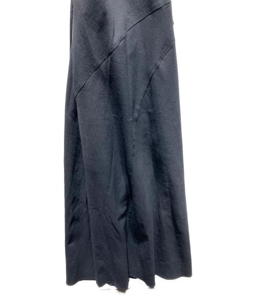 LE CIEL BLEU（ルシェルブルー）LE CIEL BLEU (ルシェルブルー) Maxi Apron Dress ブラック サイズ:36の古着・服飾アイテム
