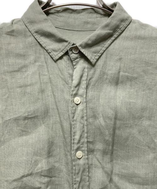 Plage（プラージュ）Plage (プラージュ) リネンボリュームシャツ グリーン サイズ:freeの古着・服飾アイテム