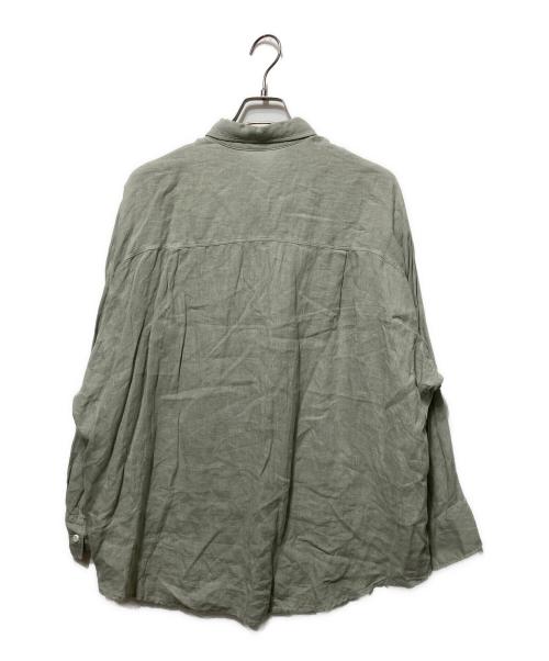 Plage（プラージュ）Plage (プラージュ) リネンボリュームシャツ グリーン サイズ:freeの古着・服飾アイテム