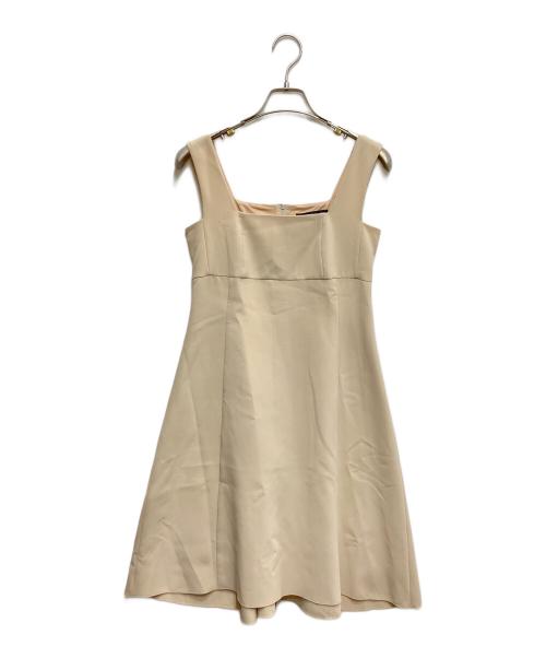 FOXEY NEWYORK（フォクシーニューヨーク）FOXEY NEWYORK (フォクシーニューヨーク) ノースリーブワンピース ライトピンク サイズ:38の古着・服飾アイテム